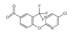 5-chloro-2-[4-nitro-2-(trifluoromethyl)phenoxy]pyrimidine Structure