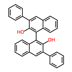 (S)-3,3’-二苯基-1,1’-联萘酚结构式