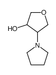 反-4-(1-吡咯烷基)四氢-3-呋喃醇结构式