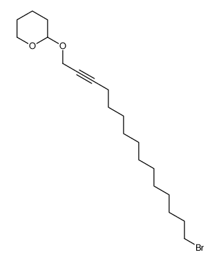 2-(15-bromopentadec-2-ynoxy)oxane Structure