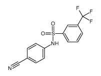 N-(4-Cyanophenyl)-3-(trifluoromethyl)benzenesulfonamide Structure