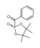 2-benzoyl-2-oxo-4,4,5,5-tetramethyl[1,3,2]dioxaphospholane Structure