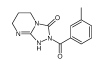 2-(3-methylbenzoyl)-1,5,6,7-tetrahydro-[1,2,4]triazolo[4,3-a]pyrimidin-3-one Structure