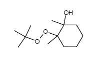 2-(tert-butylperoxy)-1,2-dimethylcyclohexanol结构式