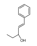 (3R)-1-phenylpent-1-en-3-ol结构式