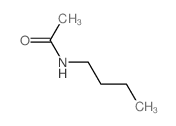 Acetamide, N-butyl- structure