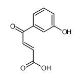 4-(3-hydroxyphenyl)-4-oxobut-2-enoic acid Structure