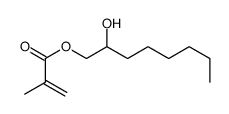 2-hydroxyoctyl 2-methylprop-2-enoate结构式