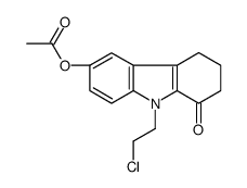 [9-(2-chloroethyl)-8-oxo-6,7-dihydro-5H-carbazol-3-yl] acetate Structure