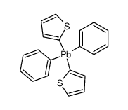 diphenyl-di-[2]thienyl-plumbane Structure