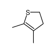 4,5-dimethyl-2,3-dihydrothiophene Structure