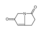 6,7-dihydro-3H-pyrrolizine-2,5-dione结构式