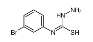 N-(3-溴苯基)肼硫代甲酰胺结构式