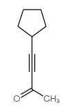 3-Butyn-2-one,4-cyclopentyl-结构式