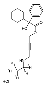 rac Desethyl Oxybutynin-d5 Hydrochloride Structure