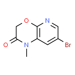 1-甲基-7-溴-1H-吡啶并[2,3-B][1,4]噁嗪-2(3H)-酮结构式