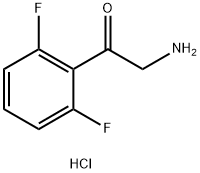 2-氨基-1-(2,6-二氟苯基)乙烷-1-酮盐酸结构式