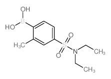 (4-(N,N-Diethylsulfamoyl)-2-methylphenyl)boronic acid Structure