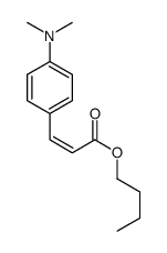 butyl 3-[4-(dimethylamino)phenyl]prop-2-enoate结构式