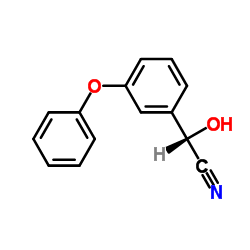 S-α-cyano-3-phenoxy benzyl alcohol Structure
