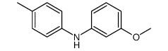 3-methoxy-N-(4-methylphenyl)aniline结构式