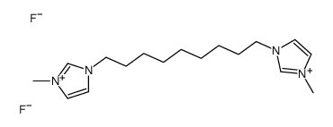 1,9-壬烷二基-双(3-甲基咪唑鎓)二氟结构式