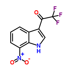 2,2,2-Trifluoro-1-(7-nitro-1H-indol-3-yl)ethanone Structure