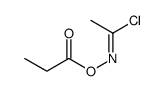 [(Z)-1-chloroethylideneamino] propanoate结构式