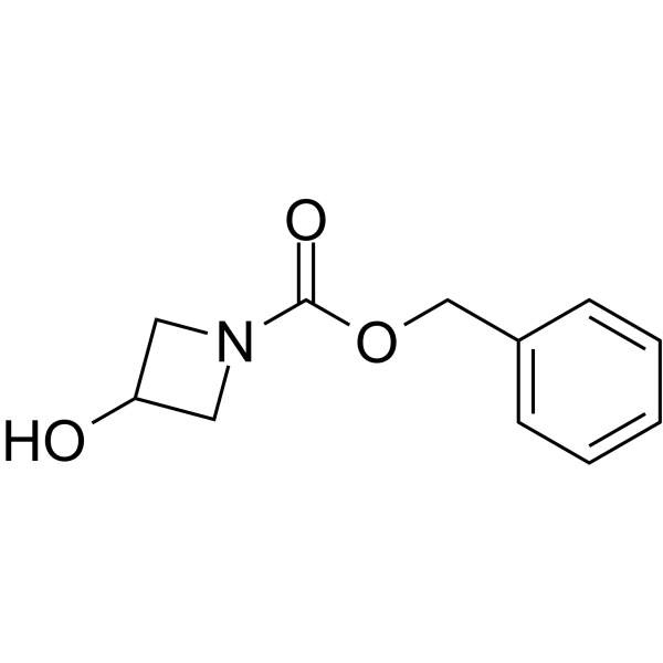 1-Cbz-3-Hydroxyazetidine Structure