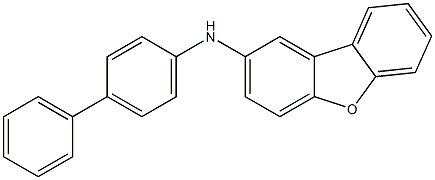 N-([1,1'-联苯]-4-基)二苯并[b,d]呋喃-2-胺结构式