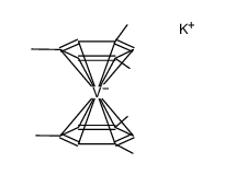 potassium{bis(η6-mesitylene)vanadium(-1)}结构式