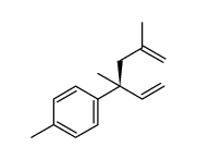 (S)-1-(3,5-dimethylhexa-1,5-dien-3-yl)-4-methylbenzene结构式