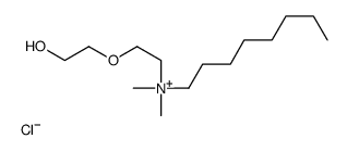 2-(2-hydroxyethoxy)ethyl-dimethyl-octylazanium,chloride Structure