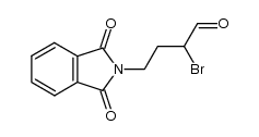 2-bromo-4-(1,3-dihydro-1,3-dioxo-2H-isoindol-2-yl)butyraldehyde结构式