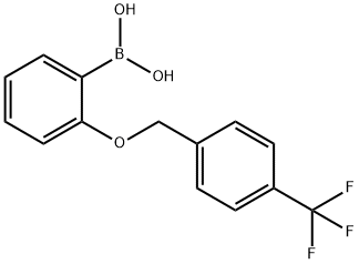2-(4-三氟甲基苄氧基)苯基硼酸图片
