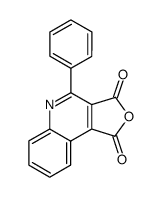 2-phenylquinoline-3,4-dicarboxylic anhydride Structure