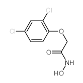 2-(2,4-dichlorophenoxy)-N-hydroxy-acetamide结构式