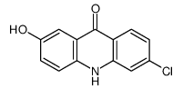 6-chloro-2-hydroxy-10H-acridin-9-one Structure