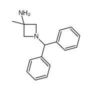 1-benzhydryl-3-methyl-azetidin-3-amine Structure