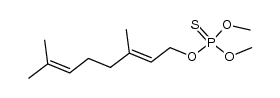 O,O-dimethyl O-geranyl phosphorothionate结构式