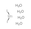 manganese(ii) iodide tetrahydrate Structure