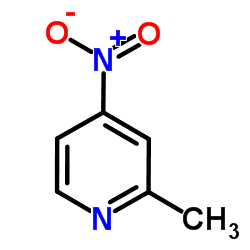2-甲基-4-硝基吡啶结构式