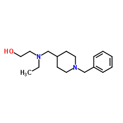 2-{[(1-Benzyl-4-piperidinyl)methyl](ethyl)amino}ethanol Structure