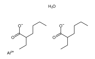 bis(2-ethylhexanoyloxy)aluminum,hydrate Structure