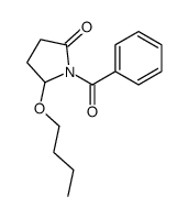 1-benzoyl-5-butoxypyrrolidin-2-one Structure
