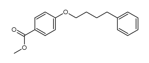 methyl 4-(4-Phenylbutoxy)benzoate结构式