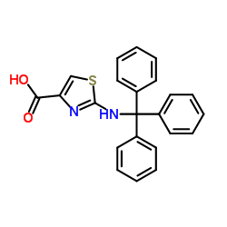 2-(Tritylamino)-1,3-thiazole-4-carboxylic acid Structure