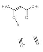 二羰基乙酰丙酮铱(I)结构式