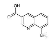 8-氨基喹啉-3-羧酸结构式