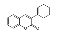 3-(cyclohexen-1-yl)chromen-2-one结构式